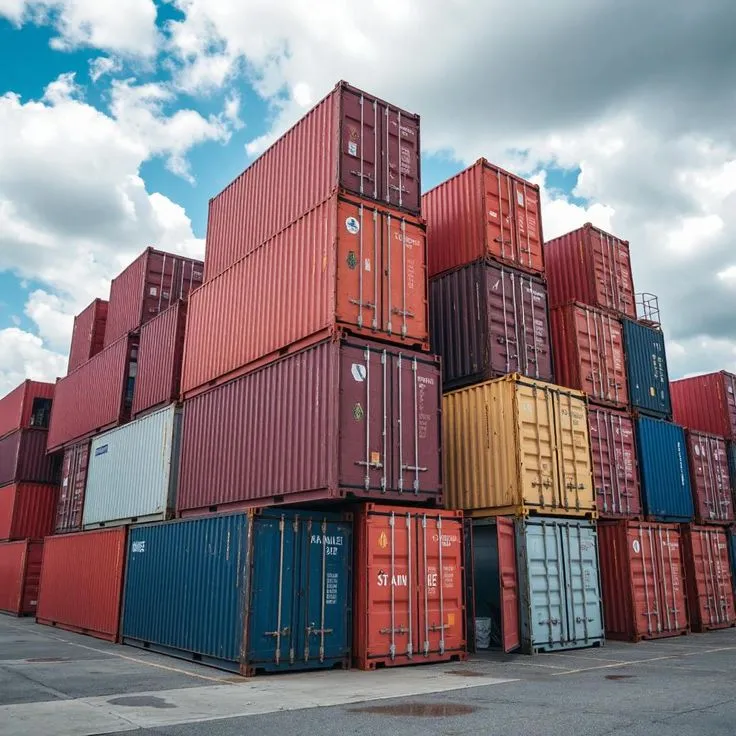 Global container logistics